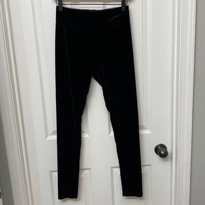 Garage Black Velvet Leggings